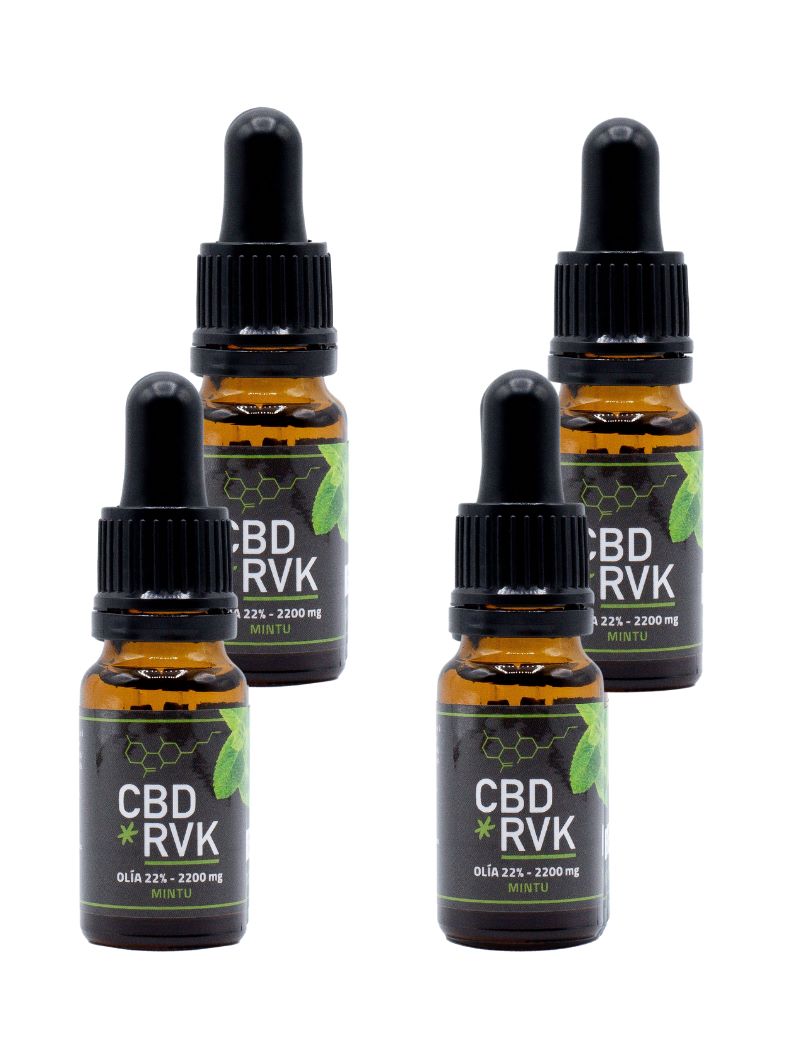 4-pack premium CBD oil 24% mint