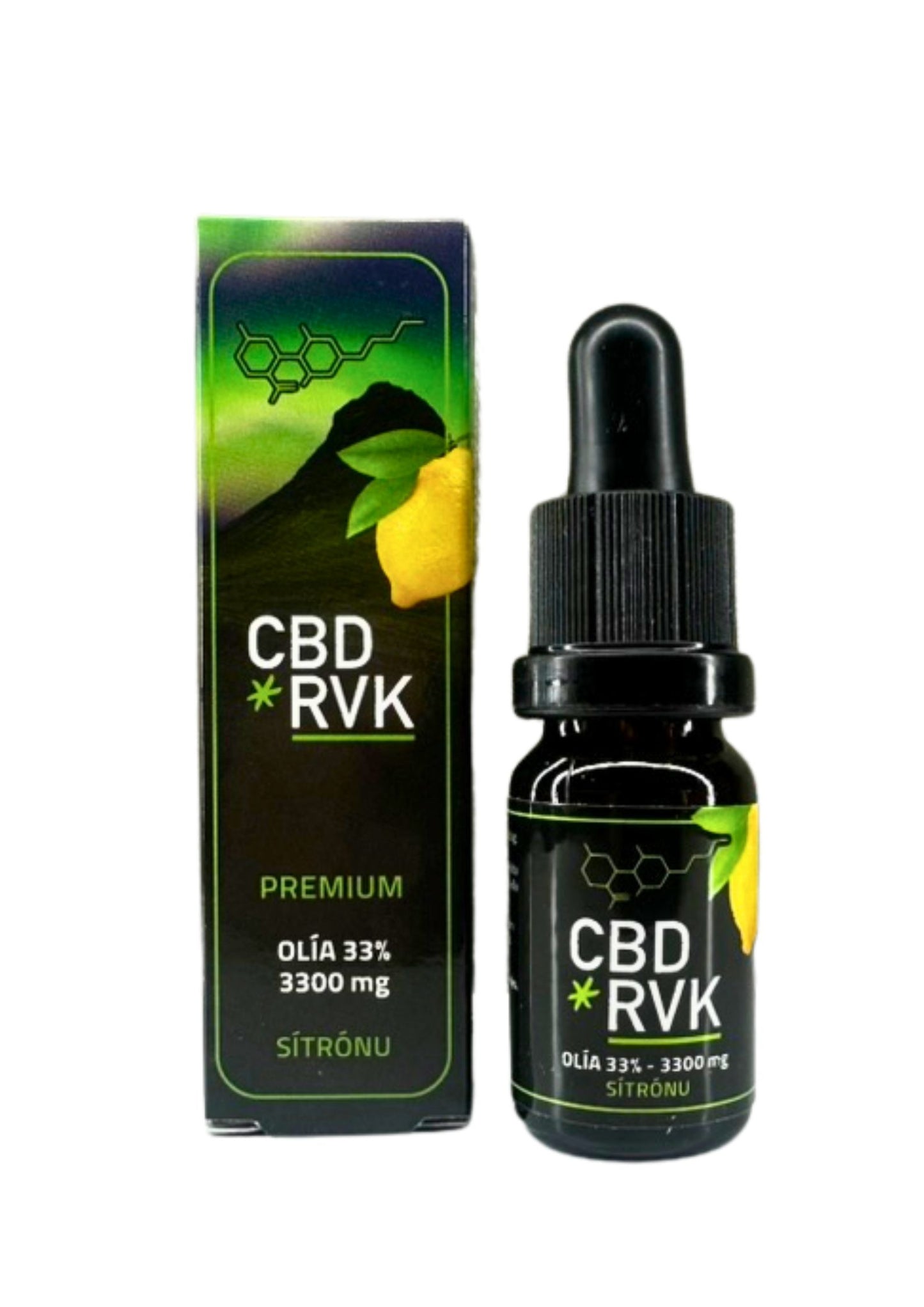 Premium CBD oil / +33% (36%) 3300mg strong / 10ml / lemon