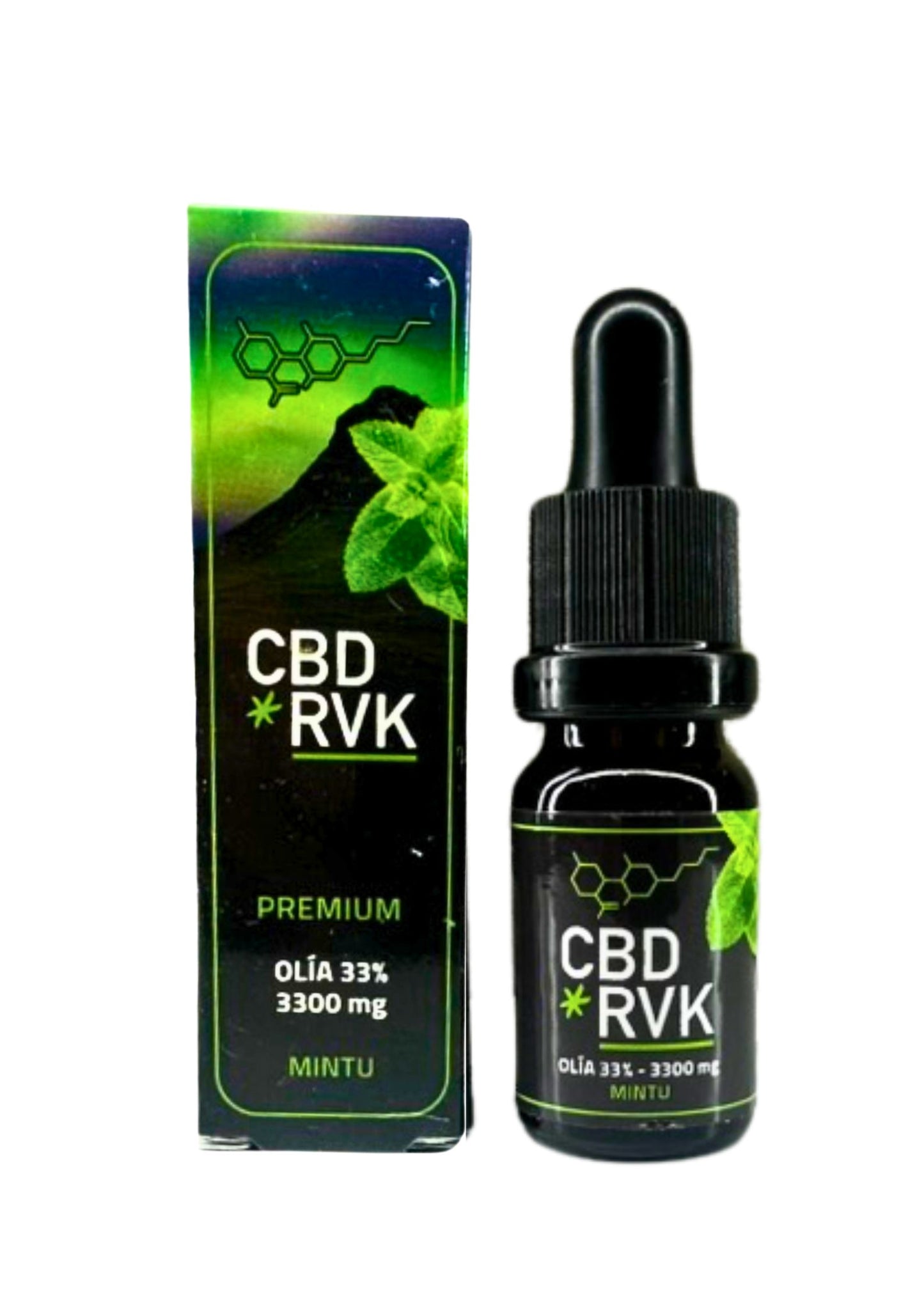Premium CBD oil / +33% (36%) 3300mg strong / 10ml / mint