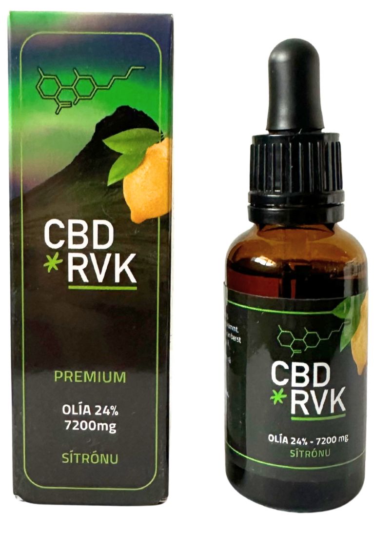 Premium CBD oil / 24% 7200mg large / 30ml / lemon
