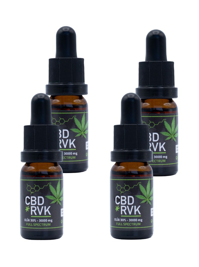 4-pack natural full-spectrum CBD oil 30%