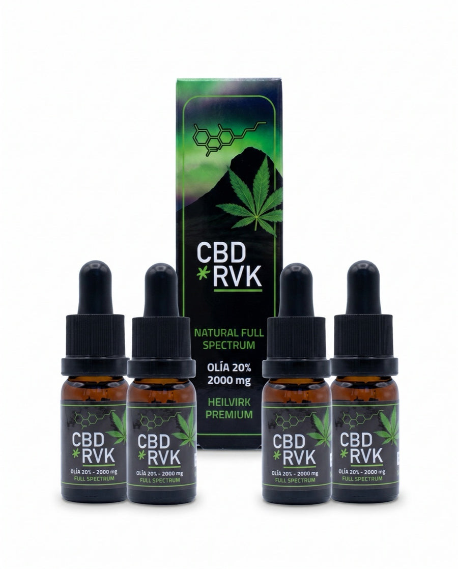 4-pack natural full-spectrum CBD oil 20%