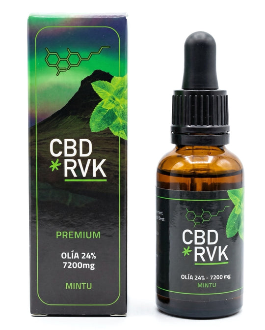 Premium CBD oil / 24% 7200mg large / 30ml / mint
