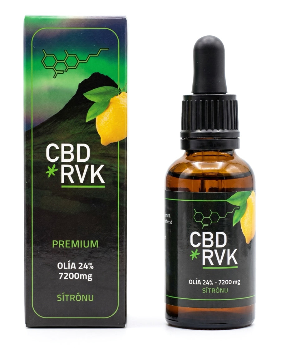 Premium CBD oil / 24% 7200mg large / 30ml / lemon